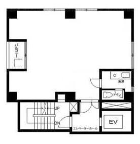 赤木屋ビル 3階 平面図