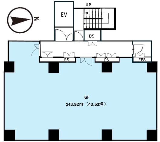 マイホーム錦糸 6階 平面図