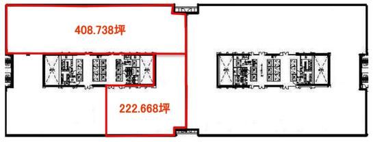 芝パークビル（通称：軍艦ビル） A館9階 平面図