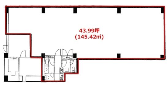 井門日本橋本町ビル 1階 平面図
