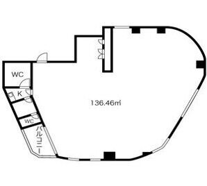 友成フォーサイトビル 7階701 平面図