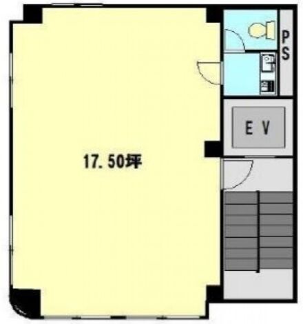 竹内ビル(神田須田町) 3階 平面図
