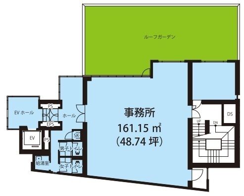 代々木上原ウエストビル 4階 平面図