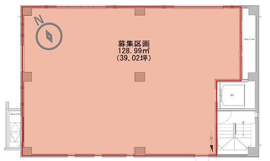 ミタケタワー 2階 平面図