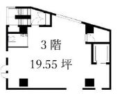 丹後町ビルヂング 3階 平面図