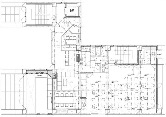 Uni-works新宿御苑（旧：第3タケビル） 4階 平面図
