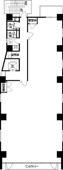 ナリコマHD新宿ビル 5階 平面図