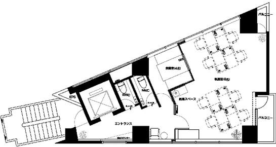 SPROUT IIDABASHI 3階 平面図