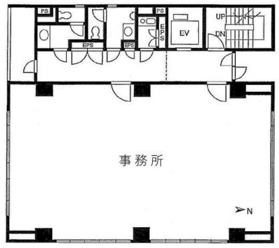 MIWA BLDG.(三輪ビル) 601号室 平面図