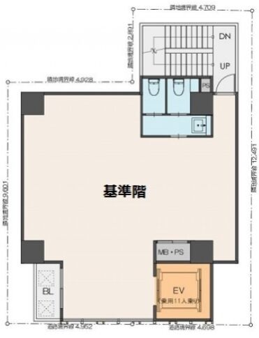 ACN神保町ビル 7階 平面図