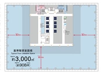 虎ノ門ヒルズビジネスタワー 5階 平面図