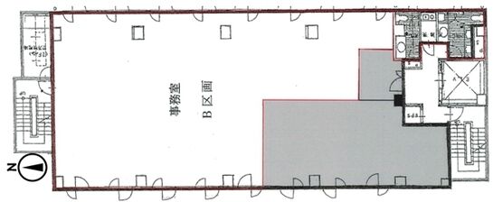 JU WATER FRONT 錦糸町B.L.D 3階 平面図