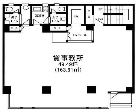 日高ビル 7階 平面図