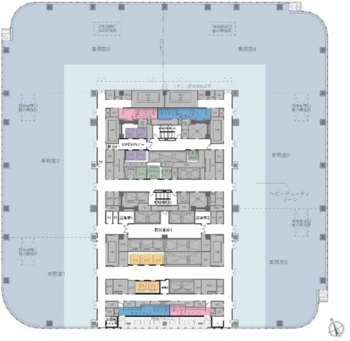 日本橋一丁目中地区第一種市街地再開発事業 25階 平面図