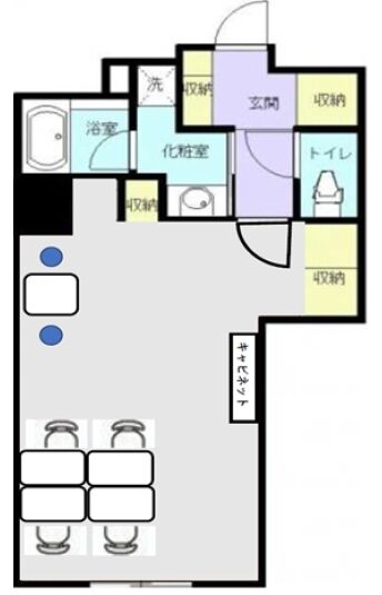 新橋プラザビル 6階605 平面図