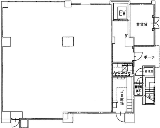 レジデンス江戸川橋 1階 平面図
