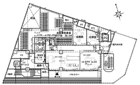 ラグーン池袋ビル 8階 平面図