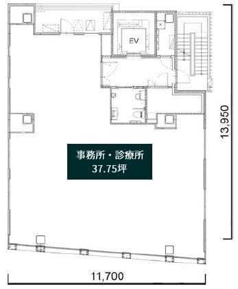 （仮称）四谷2丁目PJ 4階 平面図
