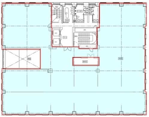 泉館文人通り（旧：精糖会館） 2階 平面図