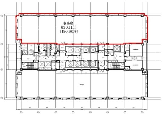紀尾井町ビル 18階東 平面図