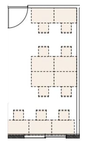 INBOUND LEAGUE 403号室 平面図