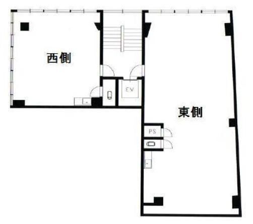 昭和ビル(神田和泉町) 4階B 平面図