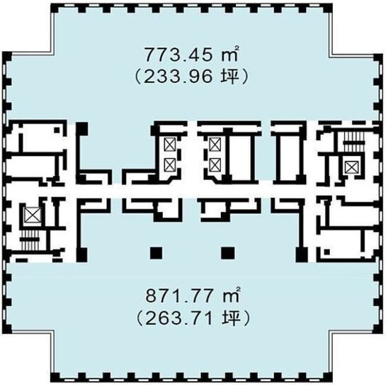 聖路加タワー 41階4102 平面図