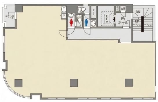 UENO CUBE EXECUTIVE 4階 平面図