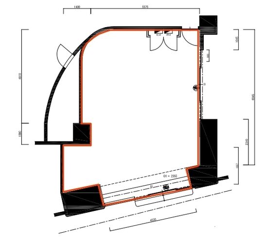 京王新宿321ビル 1階 平面図