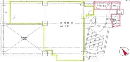 新大宗道玄坂上ビル（旧：新大宗円山ビル） 4階401 平面図