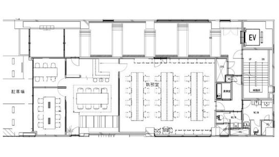 THE PORTAL IWAMOTOCHO(旧:プライム岩本町二丁目ビル) 1階 平面図