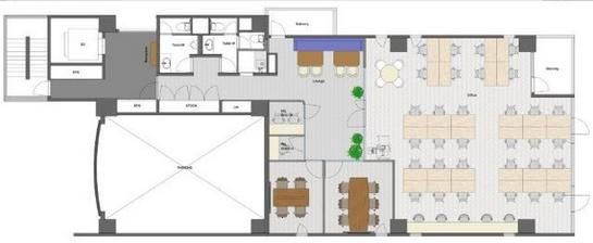 （仮称）SELAS中目黒（旧：TYビル） 4階 平面図