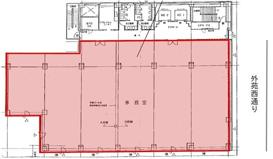 青山セント・シオンビル 3階 平面図