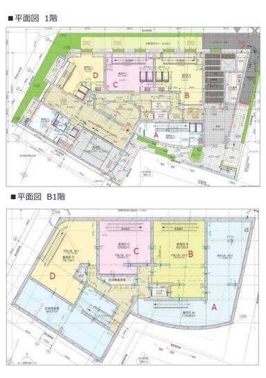 Op.St.M（オーパス・セイント・エム） A区画（地下1階～1階） 平面図