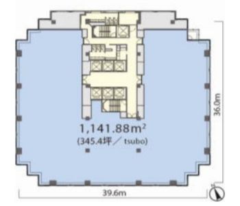 大崎MTビル 9階 平面図
