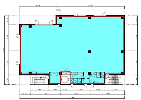 三共小石川THビル 2階 平面図