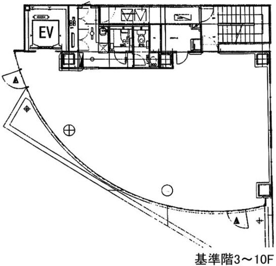 VORT渋谷（旧：渋谷デュープレックスB's）　 9階 平面図