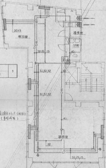 安田ビル（江東区） 2階 平面図