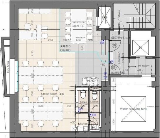 東八重洲プレイス 地下1階 平面図