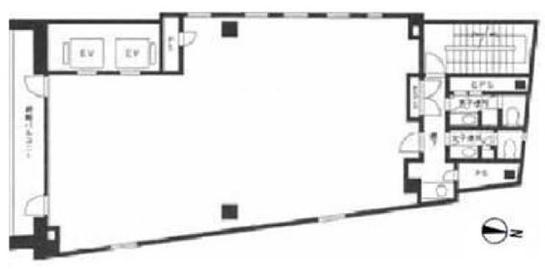 天下堂ビル 9階 平面図