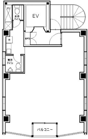 STビル（品川区） 5階 平面図