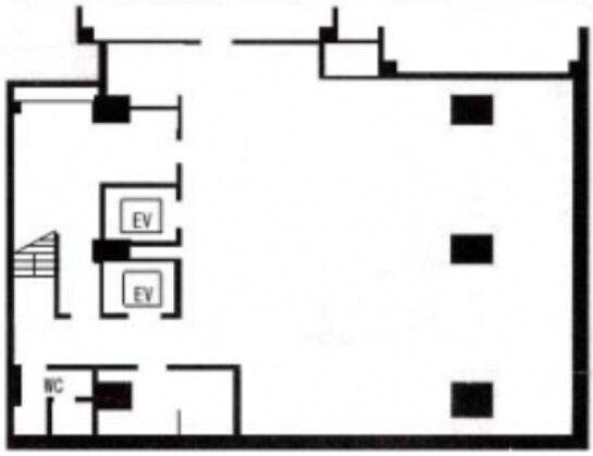 久月ビル 地下1階 平面図