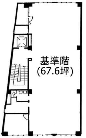 渋谷東栄ビル 3階 平面図