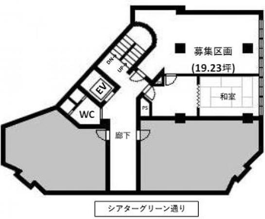 八大ビル 2階 平面図