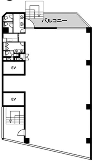 ASAX広尾ビル 3階 平面図