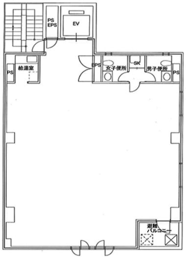 虎ノ門鈴木ビル 5階 平面図