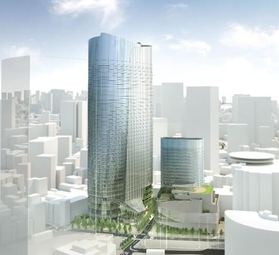 ※竣工イメージ(左:東棟)