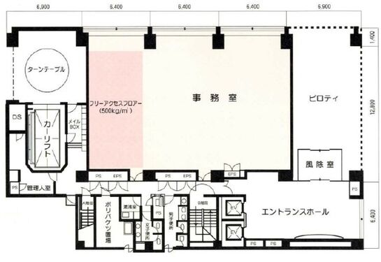 都五反田ビル西館 1階 平面図