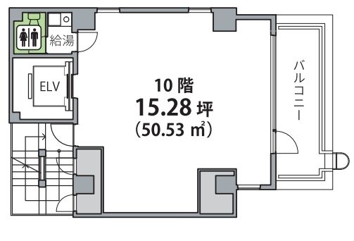 日比谷パークビル 10階 平面図