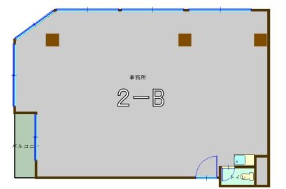 Y.ハヤシ.ビルド 2-B 平面図